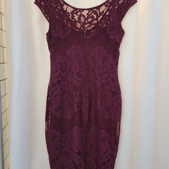 Fitted Lace Dress - Picture 2 of 4
